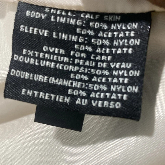 Cole Haan Collection Women's Leather Jacket  Metallic Mint Green  Size 4 - Picture 14 of 14